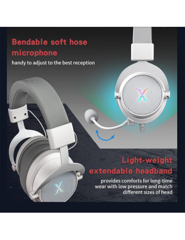 Auriculares Gaming USB FOXXRAY HAU-37 7.1 Sonido RGB