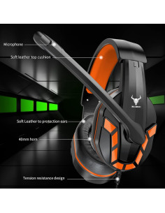 Auriculares Gaming DAKSING Kikc-PS4 con Micrófono 0,26 kg 2