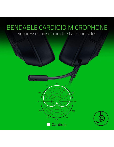 Auriculares Gaming Razer Kraken X USB Sonido 7.1 Negro