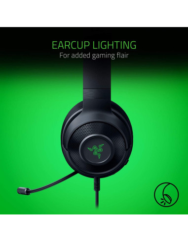 Auriculares Gaming Razer Kraken X USB Sonido 7.1 Negro