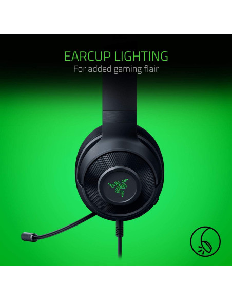 Auriculares Gaming Razer Kraken X USB Sonido 7.1 Negro