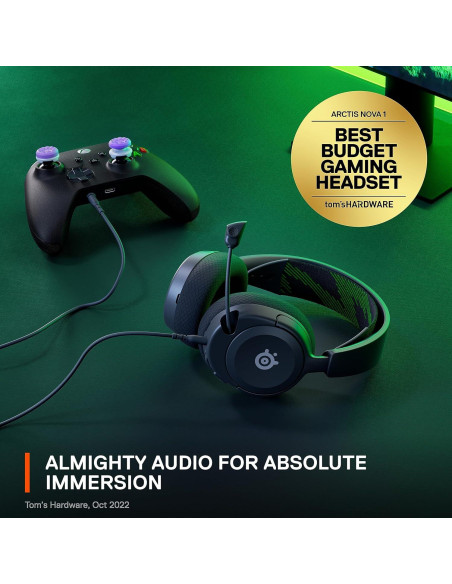 Auriculares Gaming SteelSeries Arctis Nova 1X - Sonido 3.5mm