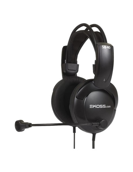 Auriculares Koss SB40 con Micrófono, Sonido Premium para Juegos