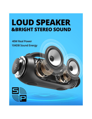 Altavoz Bluetooth Tronsmart Bang SE 40W Resistente al Agua IPX6