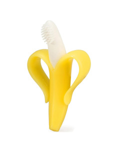 Cepillo de Dientes Suave de Silicona Plátano Dupad 3+ Meses