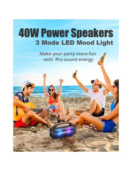 Altavoz Bluetooth Tronsmart Bang SE 40W Resistente al Agua IPX6