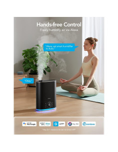 Humidificador inteligente GoveeLife 7L con vapor frío y caliente 2