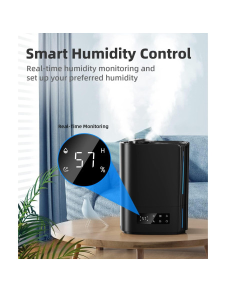 Humidificador BREEZOME 6L Ultrasónico Difusor Aceites Esenciales