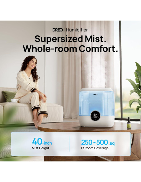 Humidificador Dreo HM524 6L Ultrasónico Azul para Habitaciones