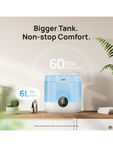 Humidificador Dreo HM524 6L Ultrasónico Azul para Habitaciones