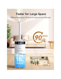 Humidificador Ultrasónico VAGKRI 18L para Habitaciones Grandes 2