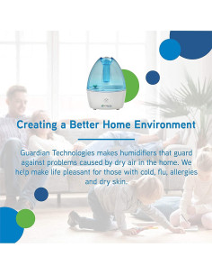 Humidificador Ultrasónico PureGuardian H910BL 0.79L 14h 2