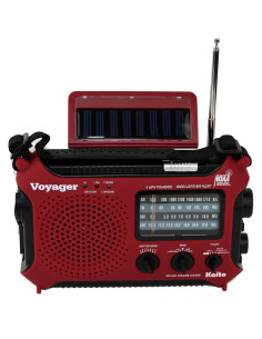 Radio Meteorológica Kaito KA500IP-RED AM/FM/SW NOAA Cargador 2
