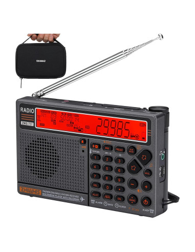 Radio Multibanda ZHIWHIS ZWS-757 con Bluetooth y Linterna