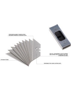 Hojas de Cuchillo Utility ToughBuilt 30 Piezas Acero 2
