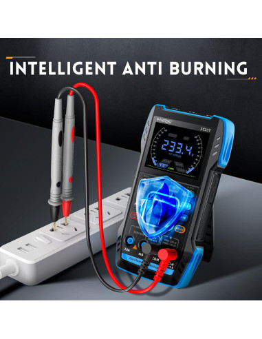 Osciloscopio de Mano FNIRSI 2C23T 10MHz 2 Canales Multímetro