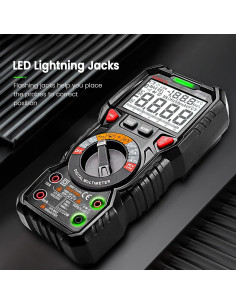 Multímetro Digital KAIWEETS HT118A 6000 Cuentas Auto-Rango 2