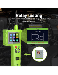 Kit de Prueba de Circuito Automotriz TopDiag P200 Pro 9V-48V 2