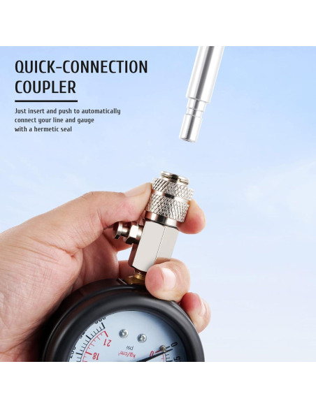 Probador de Compresión Orion Motor Tech 0-300 PSI 8PCS