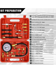 Probador de presión de inyectores XiTuanYuan 0-140 PSI 2