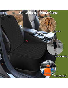 Funda de Asiento Delantero para Perros Femuar 2 Paquetes Impermeable 2