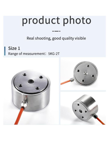 Célula de Carga QILICHUANGAN 2000KG Acero Inoxidable