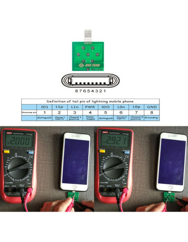 Herramienta de Prueba de Carga de Batería Acxico 3 Pcs