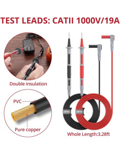 Kit de Cables de Prueba Multímetro BINTA 11 en 1 1000V 2