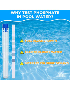 Kit de Prueba de Fosfato SaySummer - 50 Tiras para Piscina 2