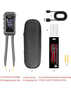 Clip de prueba SMD Zoyi MD1 para medidor LCR portátil 2