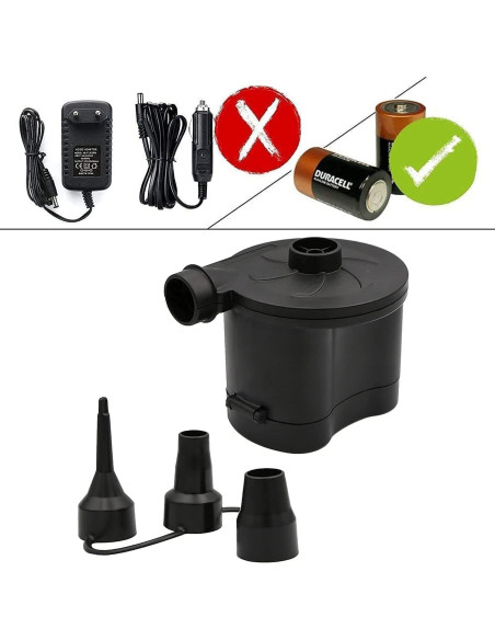 Bomba de Aire Eléctrica Inalámbrica 3T6B para Inflables
