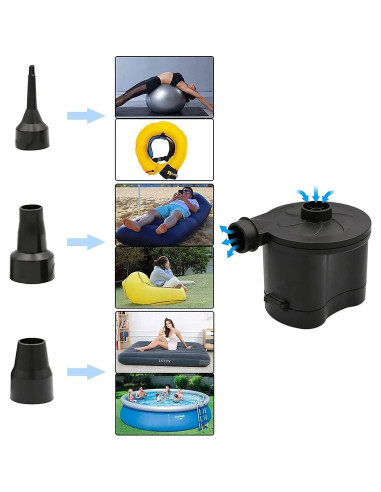 Bomba de Aire Eléctrica Inalámbrica 3T6B para Inflables