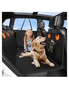 Funda de Asiento para Perros Sangoodier Universal Naranja 132x64cm