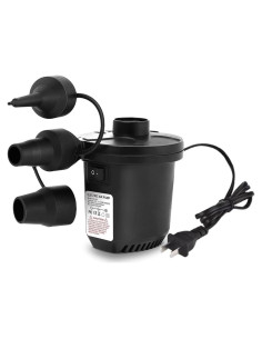 Bomba de Aire Eléctrica Aida & Hani 450 LPM 3 Boquillas Negra