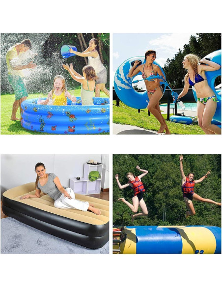 Bomba de Aire Eléctrica Aida & Hani 450 LPM 3 Boquillas Negra