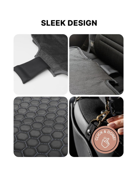 Protector de Asiento de Coche Owleys CSPblack01 Negro Impermeable