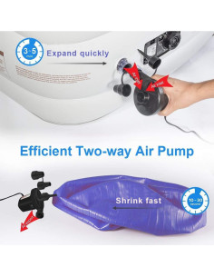 Bomba de Aire Eléctrica FBve 100-240V/12V DC Portátil 50W 2