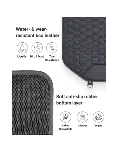 Protector de Asiento de Coche Owleys CSPblack01 Negro Impermeable