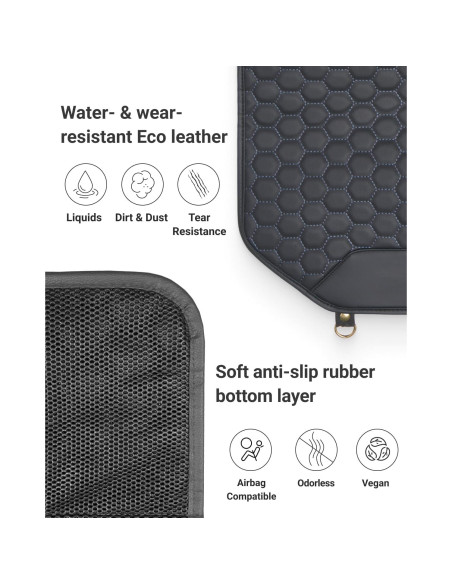 Protector de Asiento de Coche Owleys CSPblack01 Negro Impermeable