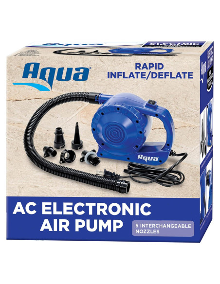 Bomba de Aire Eléctrica Aqua LEISURE 110V 470 LPM