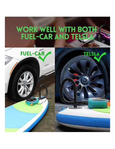 Bomba Eléctrica Tuomico 20PSI para Paddle Board y Kayak