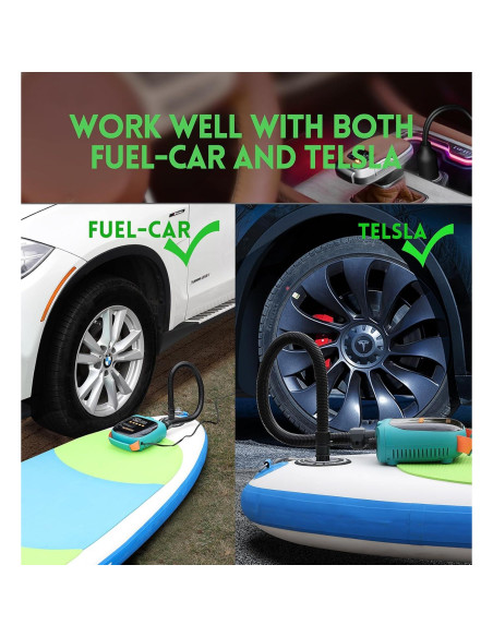 Bomba Eléctrica Tuomico 20PSI para Paddle Board y Kayak