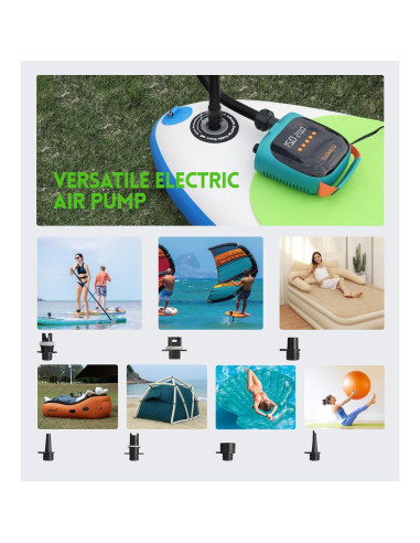 Bomba Eléctrica Tuomico 20PSI para Paddle Board y Kayak