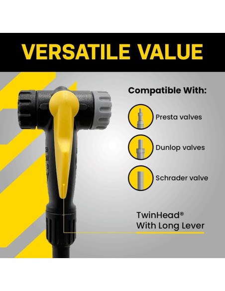 Bomba de pie Topeak JoeBlow Max HP 160 PSI 11 Bar