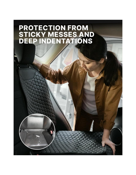 Protector de Asiento de Coche Owleys CSPblack01 Negro Impermeable