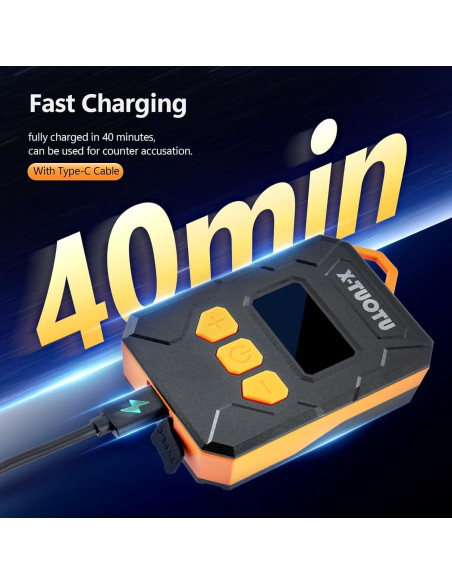 Mini bomba de bicicleta X-TUOTU Y-QB08 con manómetro