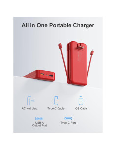 Banco de energía 20000mAh Dongguan con carga rápida USB-C 2