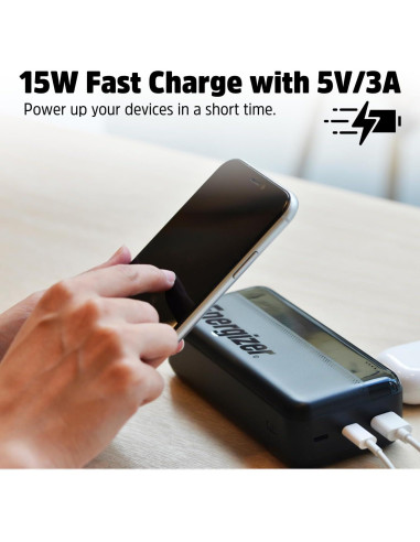 Batería portátil Energizer UE30050C 30000mAh carga rápida