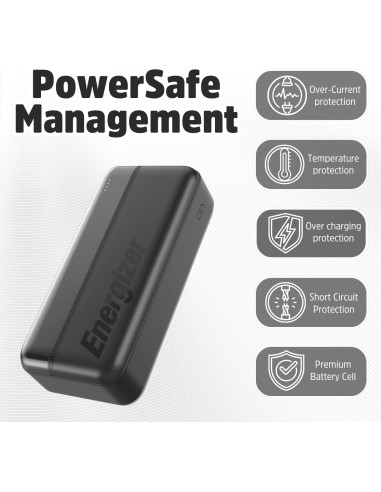 Batería portátil Energizer UE30050C 30000mAh carga rápida