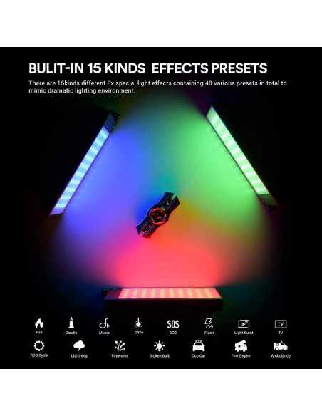 Luz de Cámara Godox M1 RGB LED Portátil 2500-8500K CRI 97+